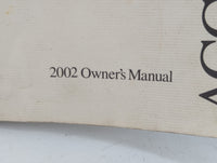2002 Honda Accord Owners Manual Book Guide P/N:31S84640 OEM Used Auto Parts - Oemusedautoparts1.com