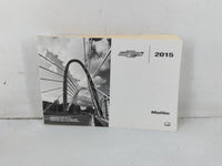 2015 Chevrolet Malibu Owners Manual Book Guide P/N:22941526 A OEM Used Auto Parts - Oemusedautoparts1.com