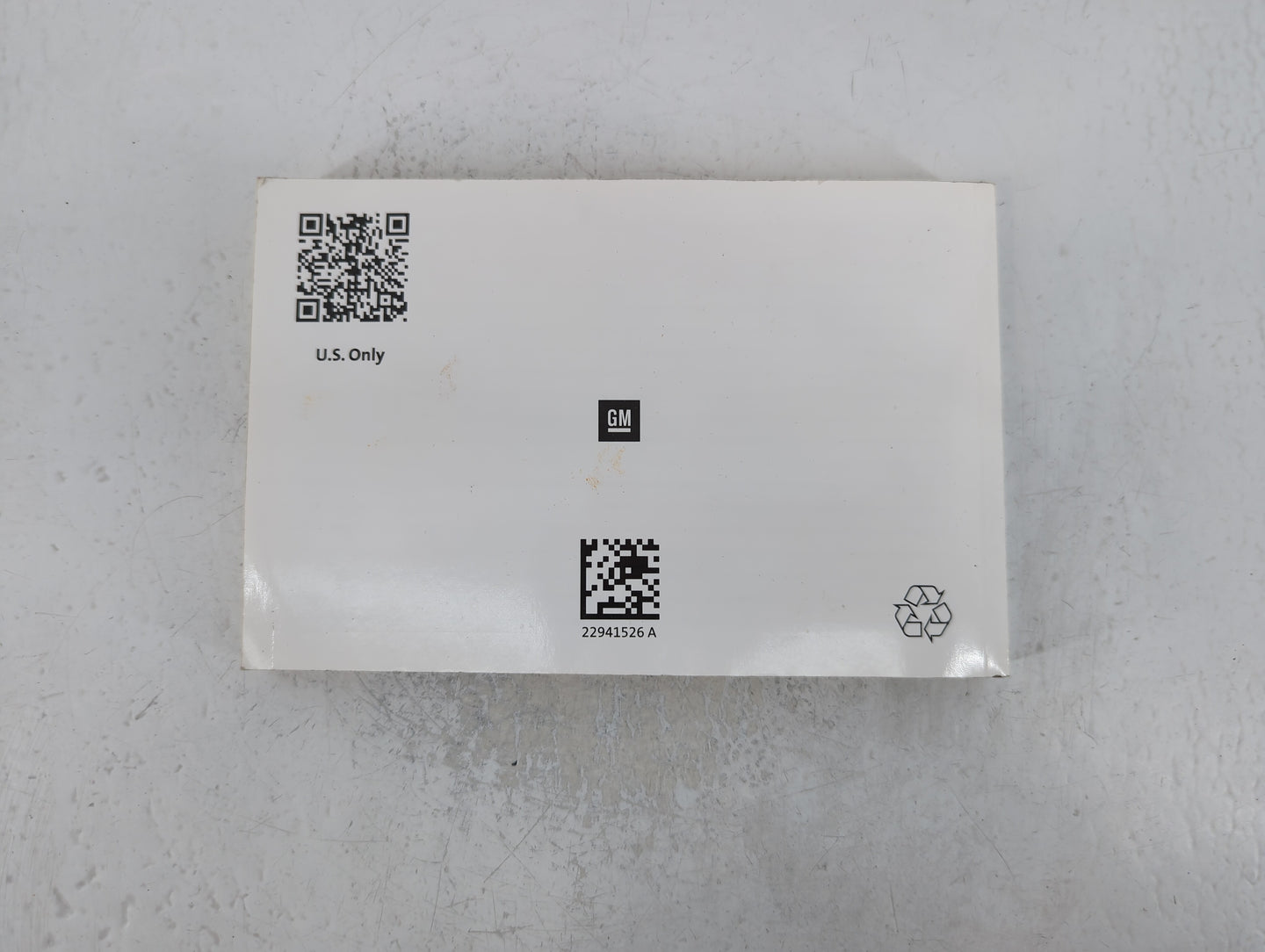 2015 Chevrolet Malibu Owners Manual Book Guide P/N:22941526 A OEM Used Auto Parts - Oemusedautoparts1.com