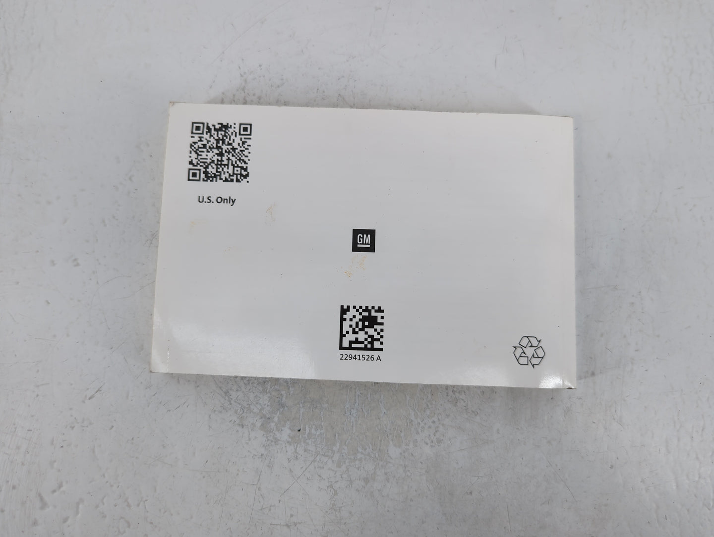 2015 Chevrolet Malibu Owners Manual Book Guide P/N:22941526 A OEM Used Auto Parts - Oemusedautoparts1.com