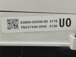 2009-2010 Toyota Matrix Instrument Cluster Speedometer Gauges P/N:TN257440-2042 83800-02U00-00 Fits Fits 2009 2010 OEM Used Auto Parts
