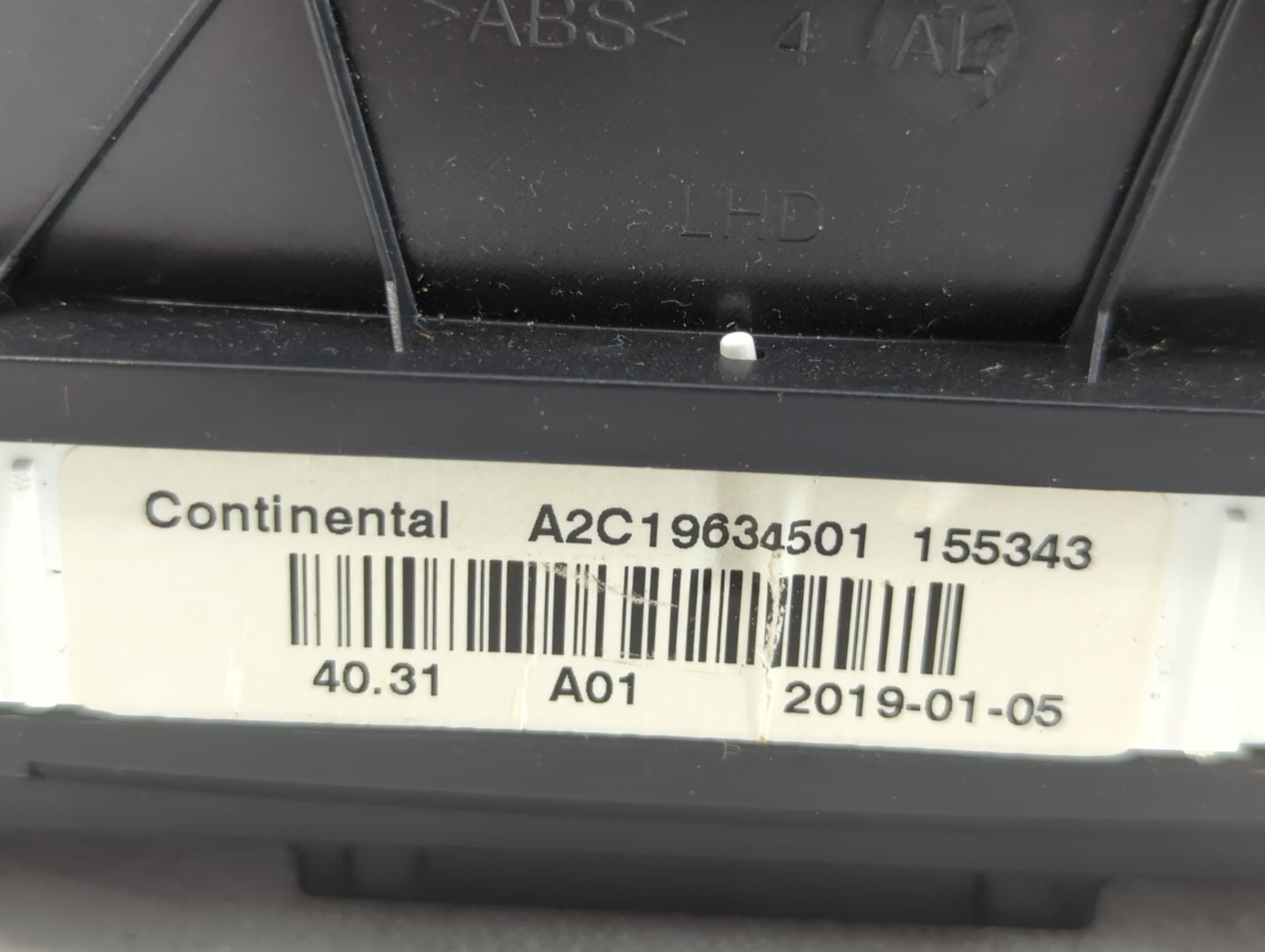 2019 Subaru Legacy Instrument Cluster Speedometer Gauges P/N:155343 A2C1963501 Fits OEM Used Auto Parts - Oemusedautoparts1.com