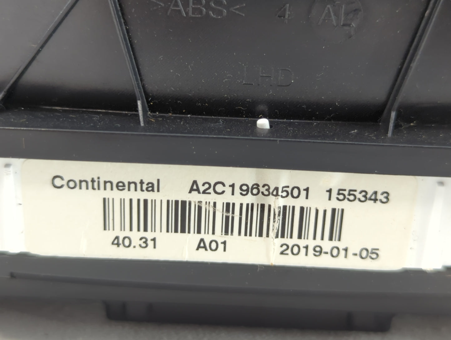 2019 Subaru Legacy Instrument Cluster Speedometer Gauges P/N:155343 A2C1963501 Fits OEM Used Auto Parts - Oemusedautoparts1.com