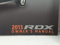 2013 Acura Rdx Owners Manual Book Guide P/N:00X31-TX4-6001 31TX4600 OEM Used Auto Parts - Oemusedautoparts1.com
