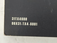 2013 Acura Rdx Owners Manual Book Guide P/N:00X31-TX4-6001 31TX4600 OEM Used Auto Parts - Oemusedautoparts1.com