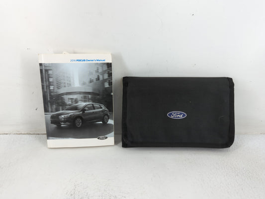 2016 Ford Focus Owners Manual Book Guide P/N:GM5J19A321AA OEM Used Auto Parts - Oemusedautoparts1.com