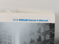2016 Ford Focus Owners Manual Book Guide P/N:GM5J19A321AA OEM Used Auto Parts - Oemusedautoparts1.com