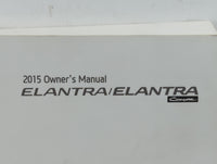 2015 Hyundai Elantra Owners Manual Book Guide P/N:F3X0-EU45A OEM Used Auto Parts - Oemusedautoparts1.com