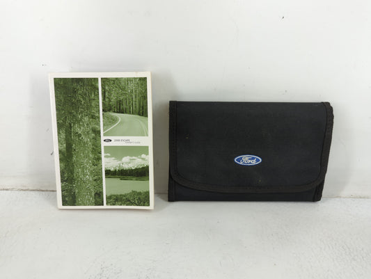 2008 Ford Escape Owners Manual Book Guide P/N:8L8J 19A321 AD OEM Used Auto Parts - Oemusedautoparts1.com