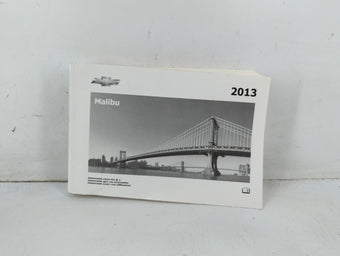 compare product 2013 Chevrolet Malibu Owners Manual Book Guide P/N:22941188 B OEM Used Auto Parts