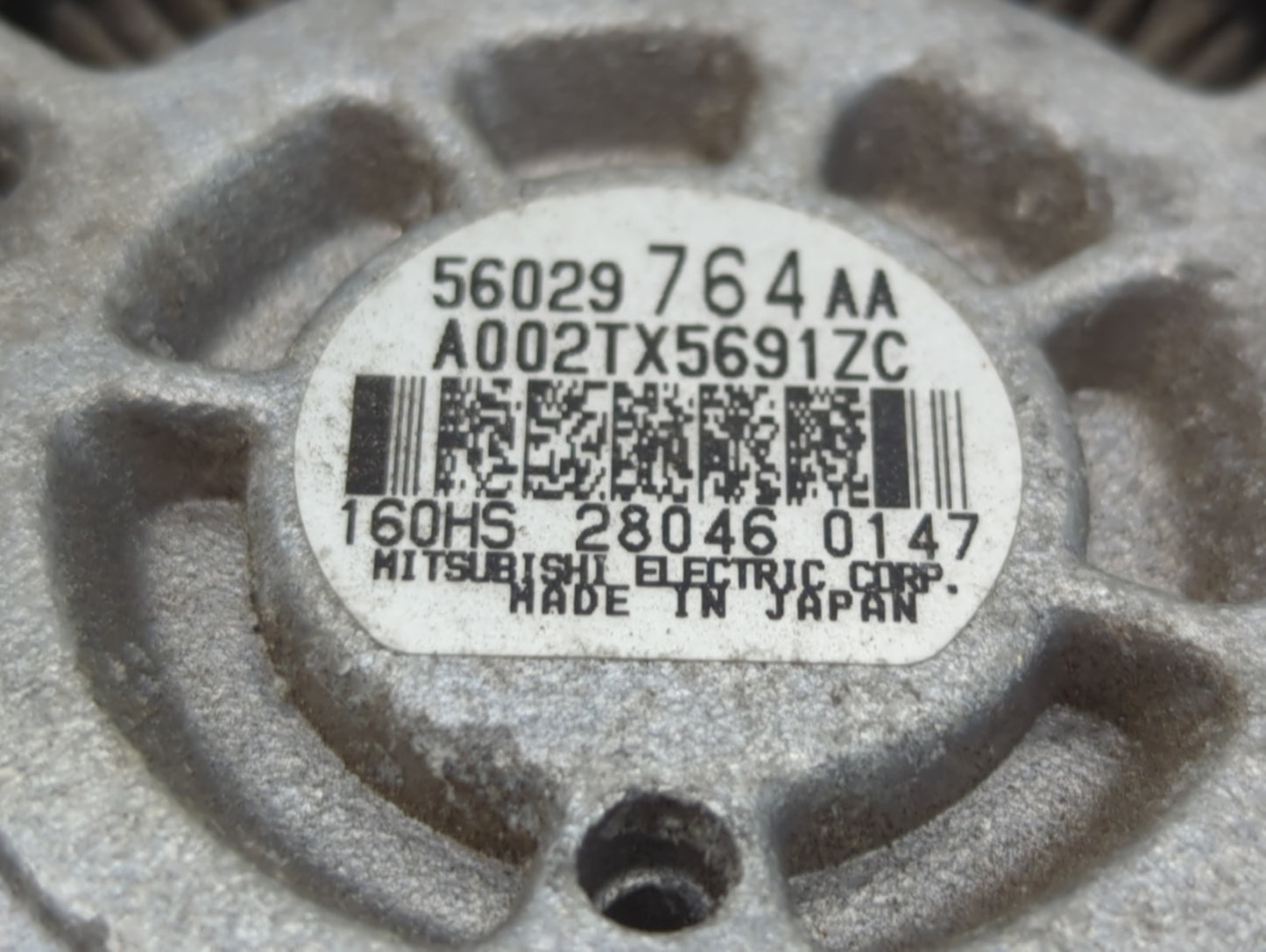 2017 Dodge Ram 1500 Alternator Replacement Generator Charging Assembly Engine OEM P/N:A002TX5691ZC 56029764AA Fits OEM Used Auto Parts - Oemusedautoparts1.com