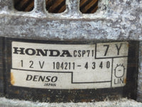 2017-2022 Honda Civic Alternator Replacement Generator Charging Assembly Engine OEM P/N:104211-4340 Fits OEM Used Auto Parts - Oemusedautoparts1.com