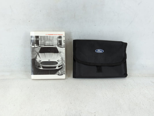 2015 Ford Fusion Owners Manual Book Guide P/N:FE5J 19A321 AB OEM Used Auto Parts - Oemusedautoparts1.com