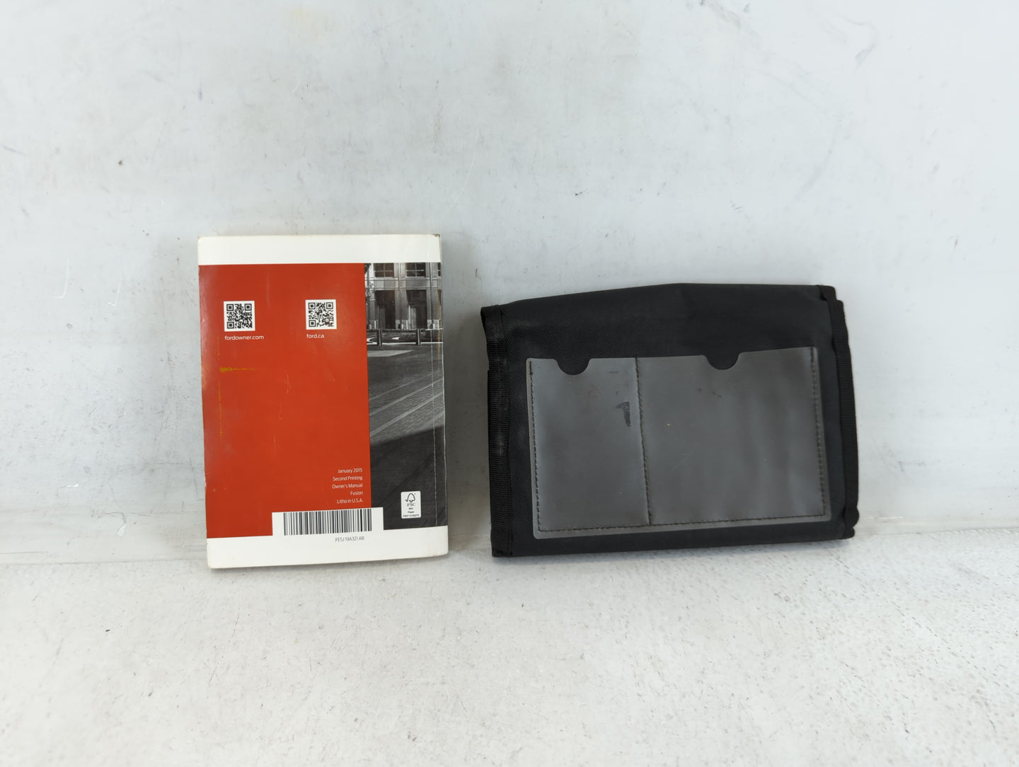 2015 Ford Fusion Owners Manual Book Guide P/N:FE5J 19A321 AB OEM Used Auto Parts - Oemusedautoparts1.com