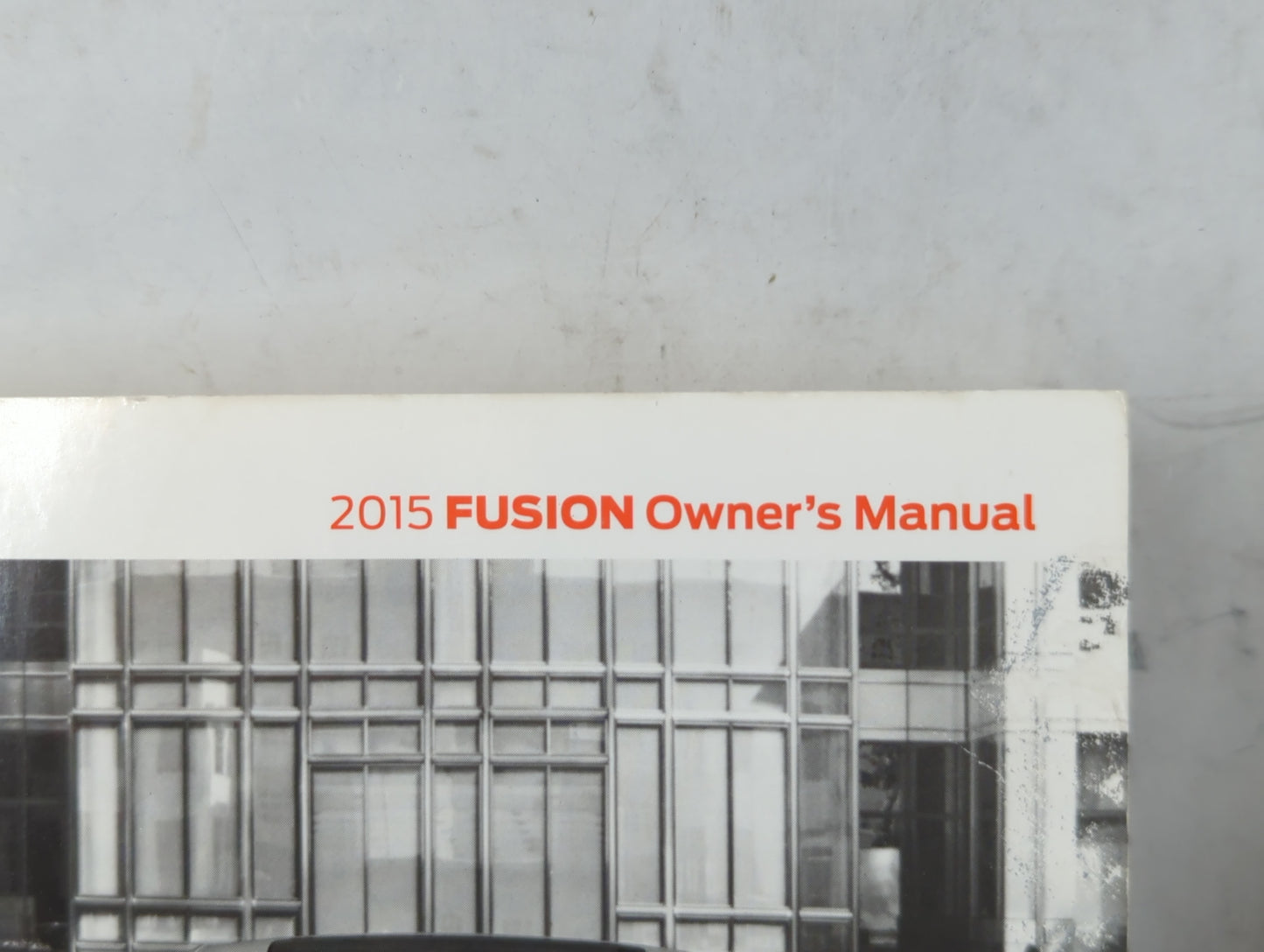 2015 Ford Fusion Owners Manual Book Guide P/N:FE5J 19A321 AB OEM Used Auto Parts - Oemusedautoparts1.com