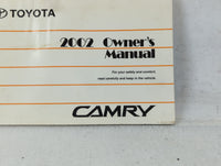 2002 Toyota Camry Owners Manual Book Guide P/N:01999-33544 OEM Used Auto Parts - Oemusedautoparts1.com
