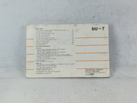 2002 Toyota Camry Owners Manual Book Guide P/N:01999-33544 OEM Used Auto Parts - Oemusedautoparts1.com
