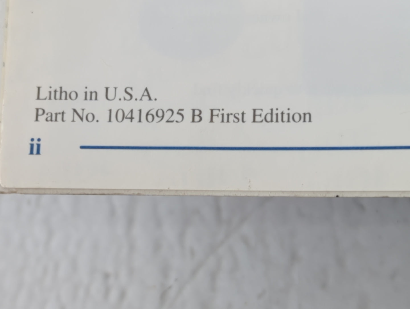 2001 Buick Regal Owners Manual Book Guide P/N:10416925 OEM Used Auto Parts - Oemusedautoparts1.com