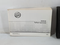 2012 Buick Verano Owners Manual Book Guide P/N:20916303 A OEM Used Auto Parts - Oemusedautoparts1.com
