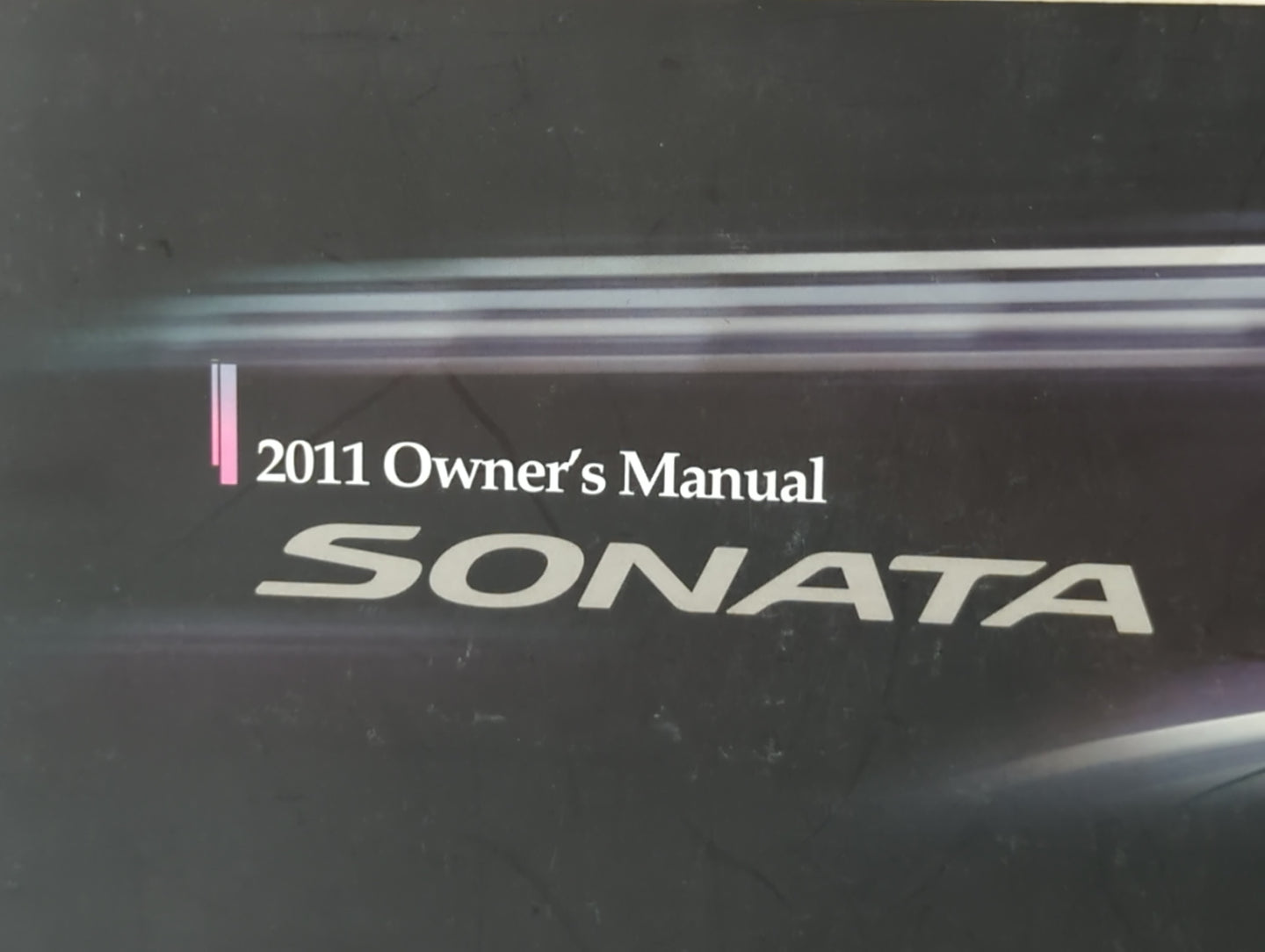 2011 Hyundai Sonata Owners Manual Book Guide P/N:A3S0-EU08G OEM Used Auto Parts - Oemusedautoparts1.com