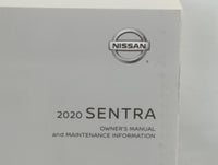 2020 Nissan Sentra Owners Manual Book Guide P/N:OM20EM 0B18U1 OEM Used Auto Parts - Oemusedautoparts1.com