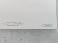 2020 Nissan Sentra Owners Manual Book Guide P/N:OM20EM 0B18U1 OEM Used Auto Parts - Oemusedautoparts1.com