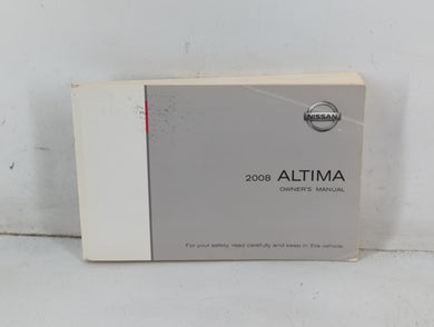 2008 Nissan Altima Owners Manual Book Guide P/N:OM8E-0L32U1 OEM Used Auto Parts