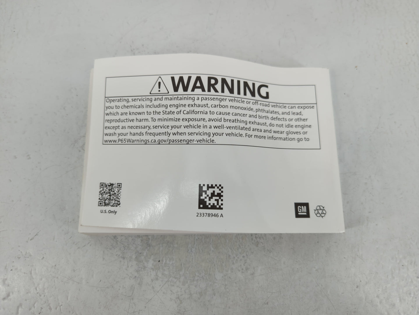 2018 Chevrolet Malibu Owners Manual Book Guide P/N:23378946 A OEM Used Auto Parts - Oemusedautoparts1.com