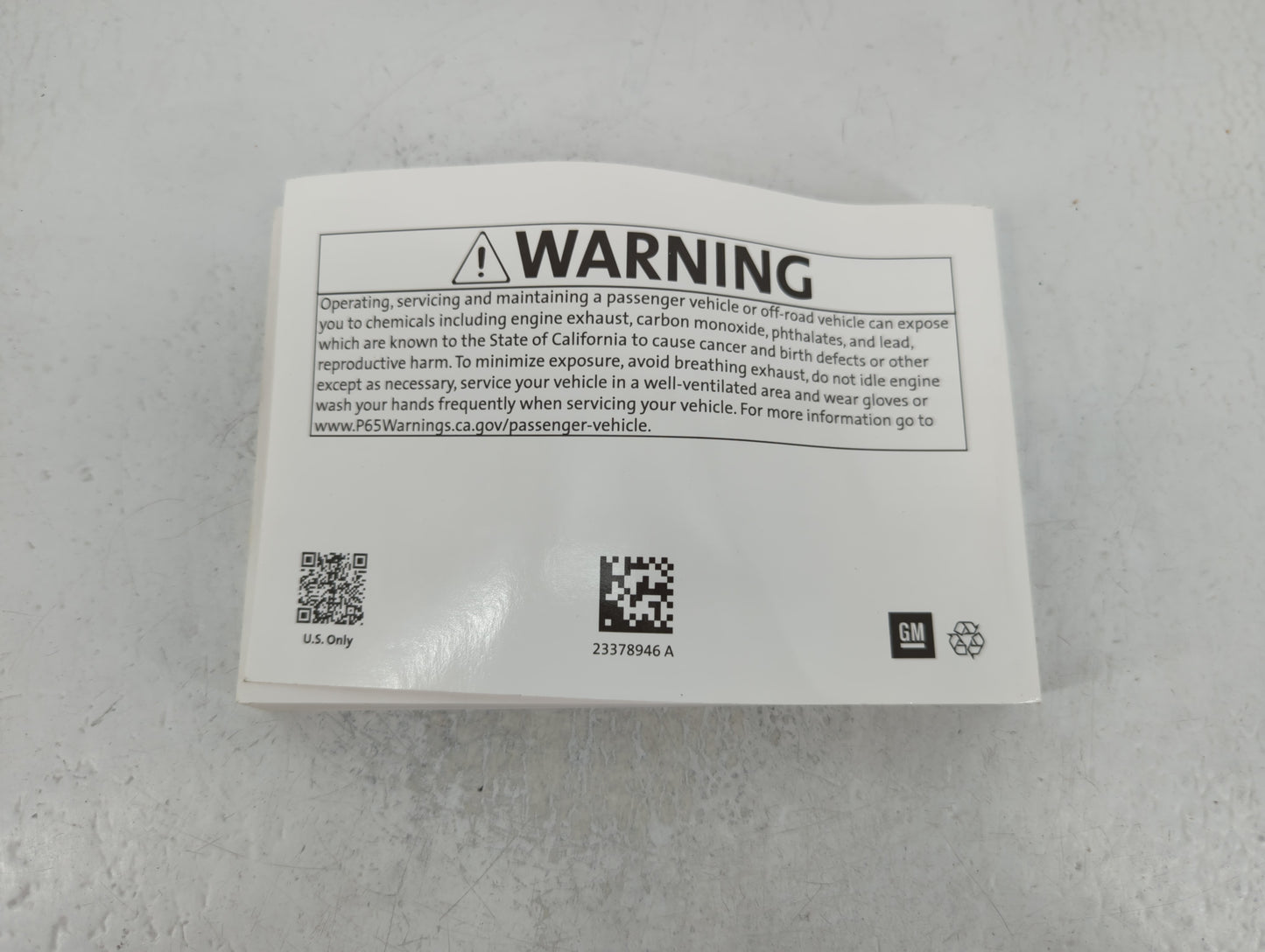 2018 Chevrolet Malibu Owners Manual Book Guide P/N:23378946 A OEM Used Auto Parts - Oemusedautoparts1.com