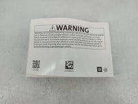 2018 Chevrolet Malibu Owners Manual Book Guide P/N:23378946 A OEM Used Auto Parts - Oemusedautoparts1.com