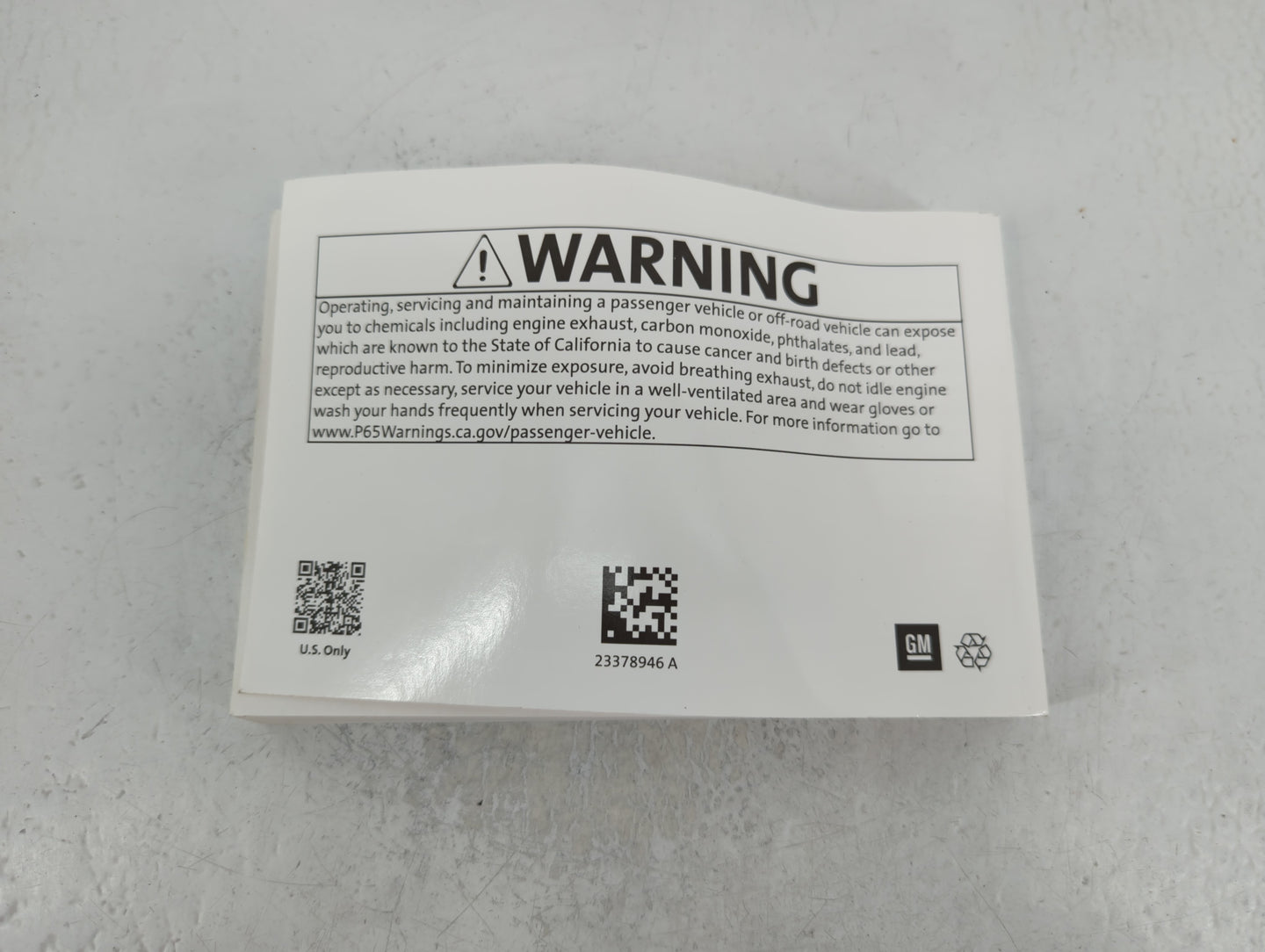 2018 Chevrolet Malibu Owners Manual Book Guide P/N:23378946 A OEM Used Auto Parts - Oemusedautoparts1.com