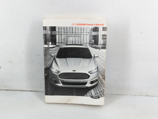 2013 Ford Fusion Owners Manual Book Guide P/N:DE5J19A321AA OEM Used Auto Parts - Oemusedautoparts1.com
