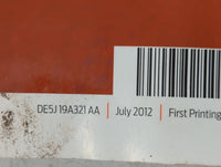 2013 Ford Fusion Owners Manual Book Guide P/N:DE5J19A321AA OEM Used Auto Parts - Oemusedautoparts1.com