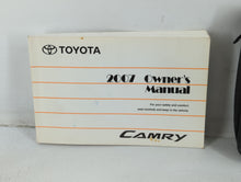 2007 Toyota Camry Owners Manual Book Guide P/N:OM33740U 01999-33740 OEM Used Auto Parts