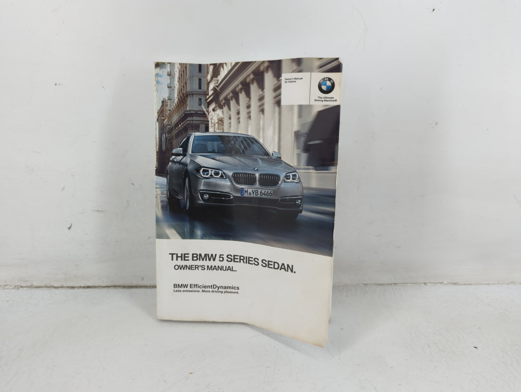 2016 Bmw 550i Owners Manual Book Guide OEM Used Auto Parts