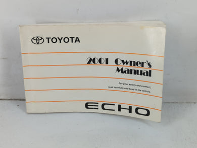 2001 Toyota Echo Owners Manual Book Guide P/N:01999-52440 OEM Used Auto Parts