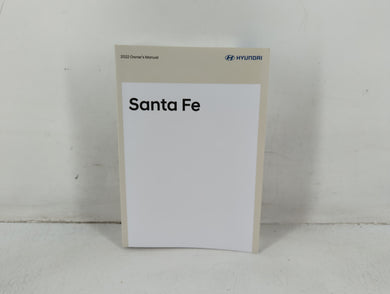 2022 Hyundai Santa Fe Owners Manual Book Guide P/N:NS2O-EU25J OEM Used Auto Parts