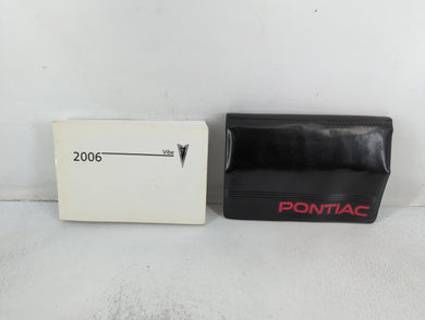 2006 Pontiac Vibe Owners Manual Book Guide OEM Used Auto Parts