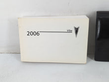 2006 Pontiac Vibe Owners Manual Book Guide OEM Used Auto Parts