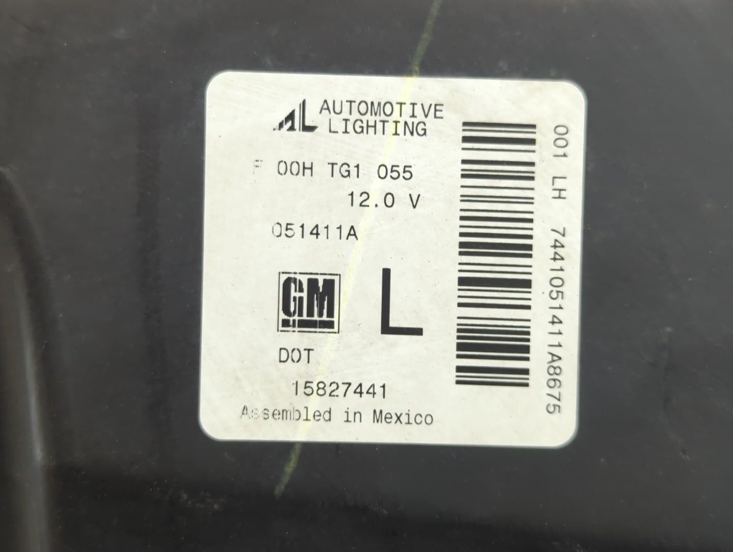 2006-2011 Chevrolet Hhr Driver Left Oem Head Light Headlight Lamp - Oemusedautoparts1.com