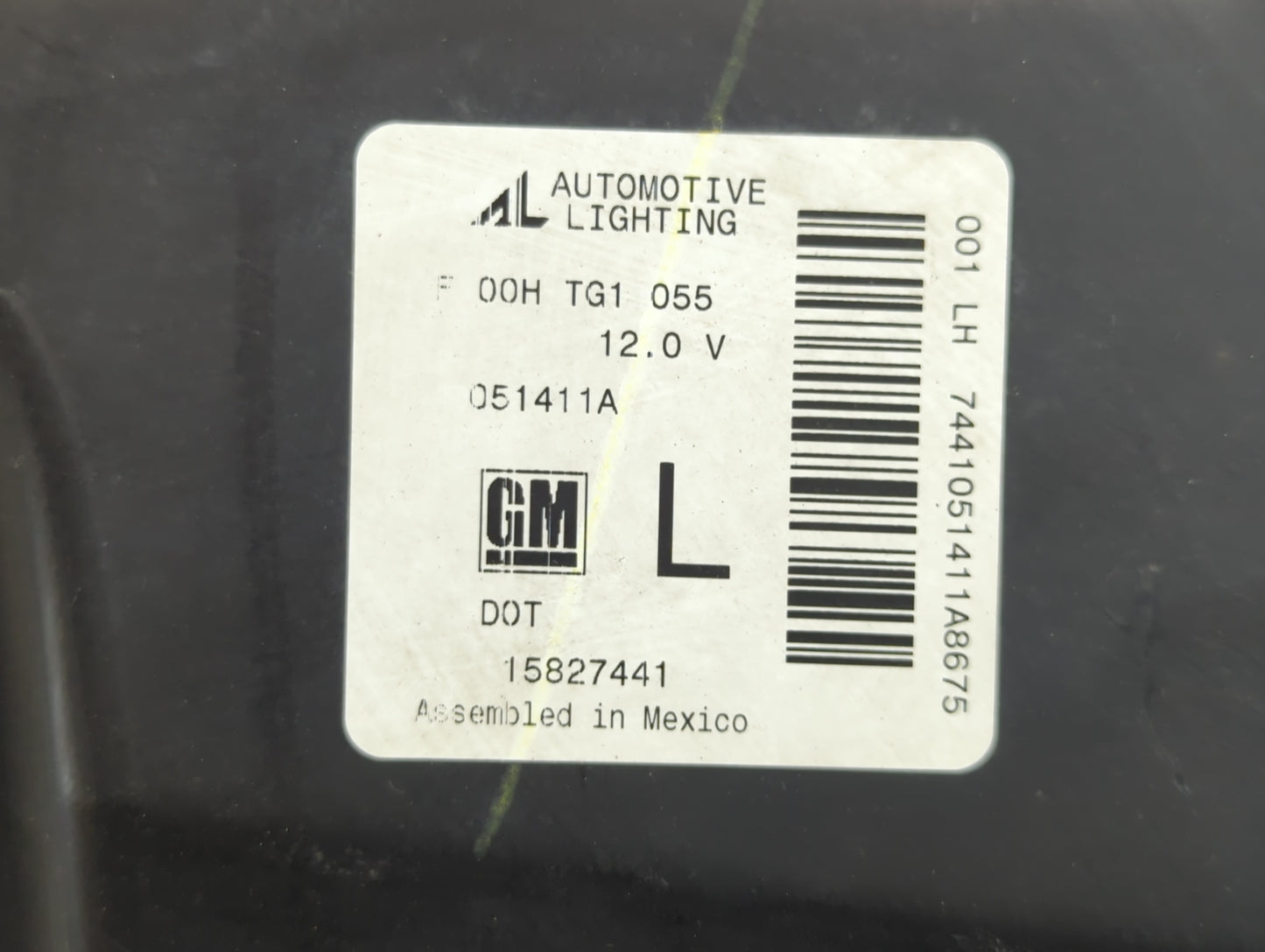 2006-2011 Chevrolet Hhr Driver Left Oem Head Light Headlight Lamp - Oemusedautoparts1.com