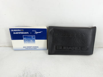 2002 Subaru Impreza Owners Manual Book Guide P/N:MSA5M0203A OEM Used Auto Parts - Oemusedautoparts1.com