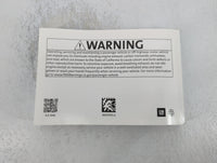 2019 Chevrolet Malibu Owners Manual Book Guide P/N:84074155 A OEM Used Auto Parts - Oemusedautoparts1.com