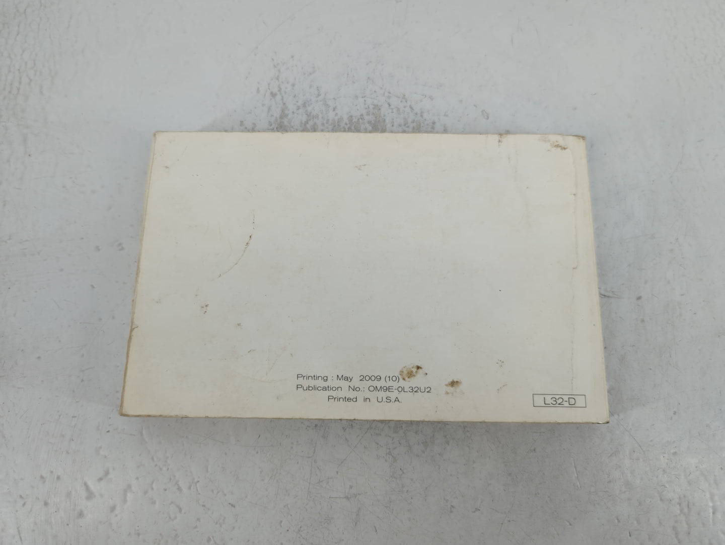 2009 Nissan Altima Owners Manual Book Guide P/N:OM9E-0L32U2 OEM Used Auto Parts - Oemusedautoparts1.com