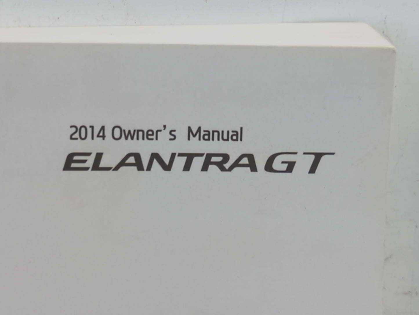 2014 Hyundai Elantra Gt Owners Manual Book Guide P/N:EA50-EU3DD OEM Used Auto Parts - Oemusedautoparts1.com