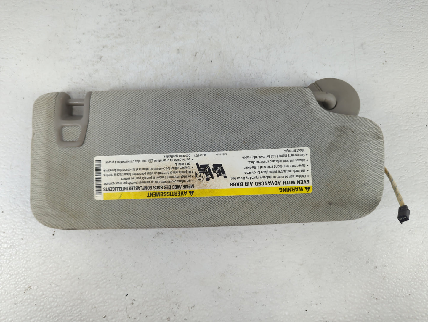 2013-2016 Chevrolet Malibu Sun Visor Shade Replacement Driver Left Mirror Fits Fits 2013 2014 2015 2016 OEM Used Auto Parts - Oemusedautoparts1.com