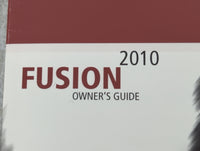 2010 Ford Fusion Owners Manual Book Guide P/N:AE5J 19A321 AB OEM Used Auto Parts - Oemusedautoparts1.com