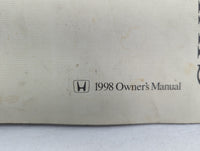 1998 Honda Civic Owners Manual Book Guide P/N:00X31-S01-6200 OEM Used Auto Parts - Oemusedautoparts1.com
