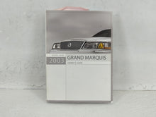 2003 Mercury Grand Marquis Owners Manual Book Guide P/N:3W3J-19A321-AB OEM Used Auto Parts