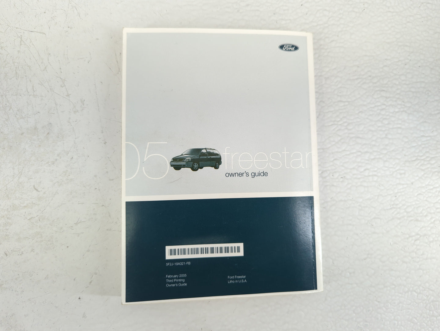 2005 Ford Freestar Owners Manual Book Guide P/N:5F2J-19A321-FB OEM Used Auto Parts - Oemusedautoparts1.com